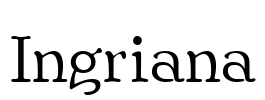 Ingriana Font Image