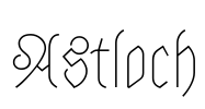 Astloch Font Image