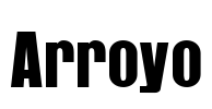 Arroyo Font Image