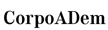 CorpoADem Font Image