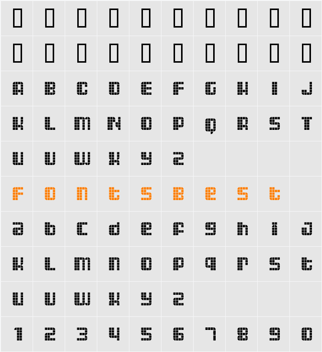 Astronaut III Character Map