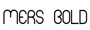 Mers Bold Font Image