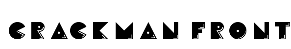 CrackMan Front Font Image