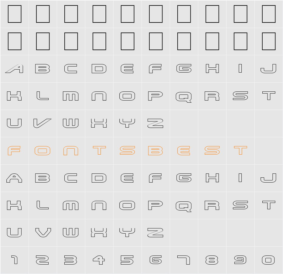 FZ JAZZY 6 HOLLOW EX Character Map