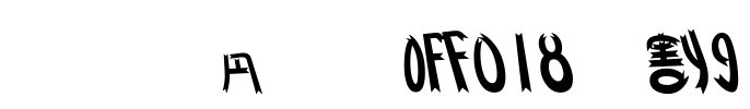 DF-SJPO018-W9 Font Image