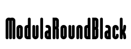 ModulaRoundBlack Font Image