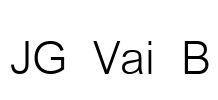 JG Vai B Font Image