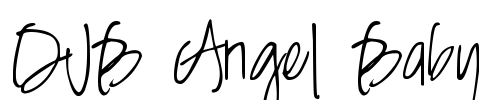 DJB Angel Baby Font Image