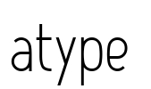 Atype 1 Font Image