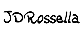 JDRossella Font Image