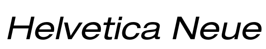 Helvetica Neue Font Image