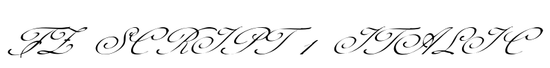 FZ SCRIPT 1 ITALIC