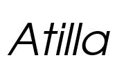 Atilla Font Image