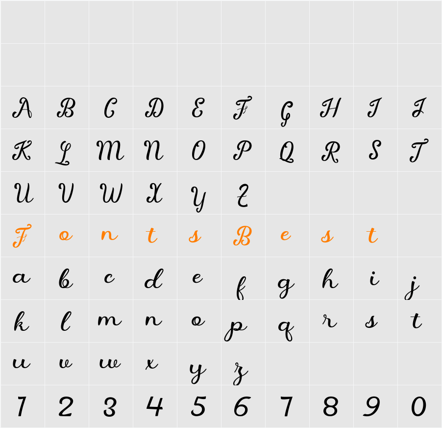 absolute Character Map