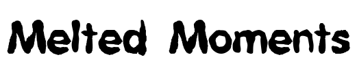 Melted Moments Font Image