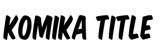 Komika Title Font Image