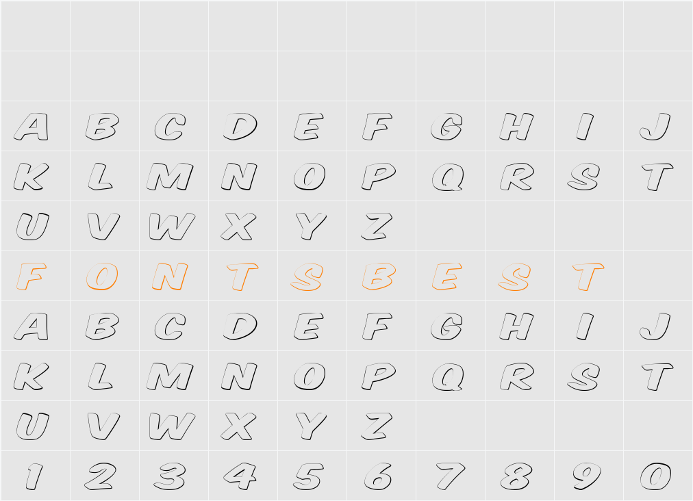 Komika Title - Ghost Character Map