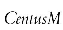 CentusM Font Image