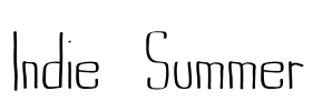 Indie Summer Font Image