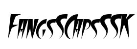 FangsSCapsSSK Font Image