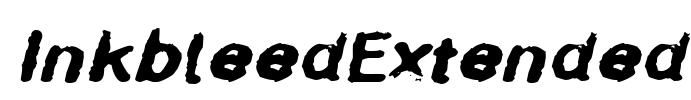 InkbleedExtended Font Image