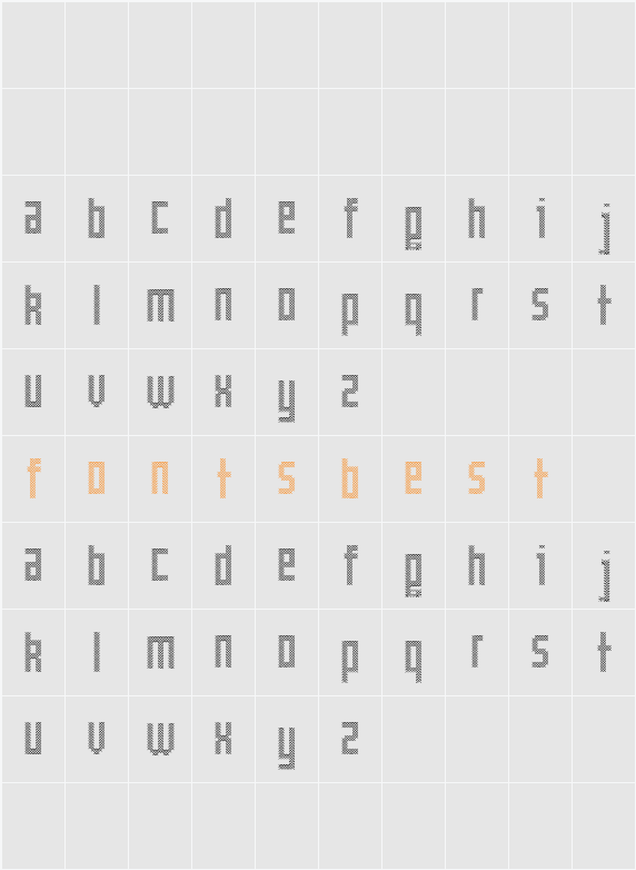 Cross Character Map