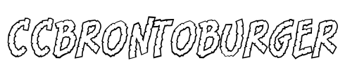 CCBrontoBurger Font Image