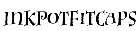 InkPotFitCaps Font Image