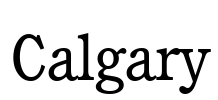 Calgary Font Image