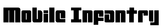 Mobile Infantry Font Image