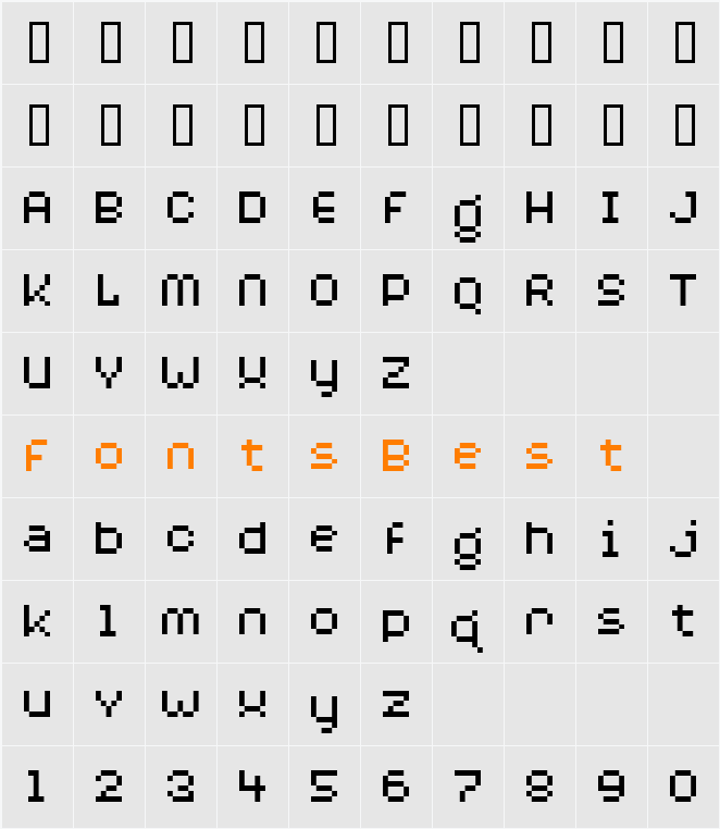 Bylinear Character Map