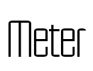 Meter Font Image