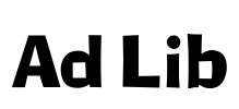 Ad Lib Font Image