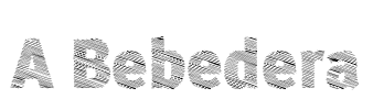 A Bebedera Font Image