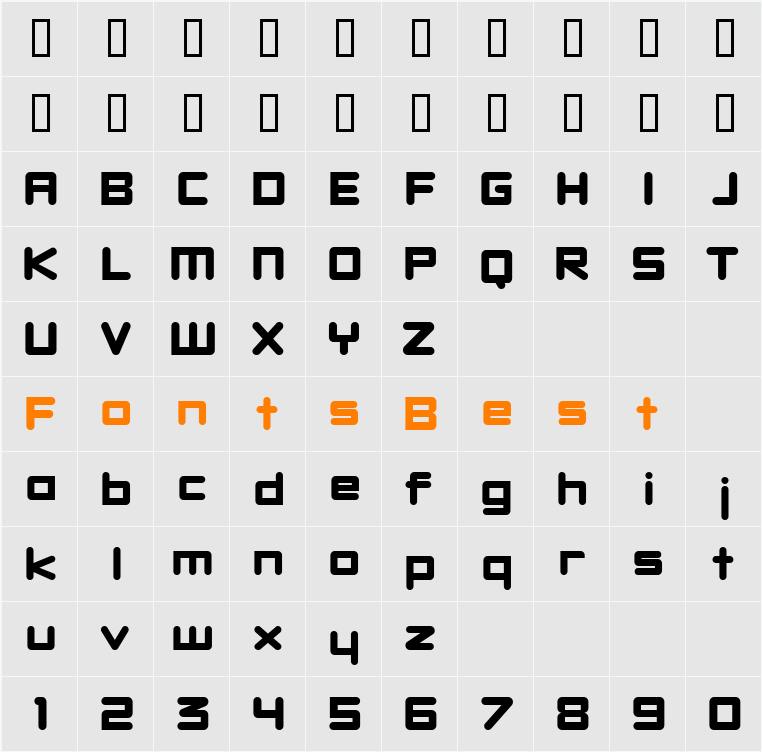 DBXLNightfever Character Map