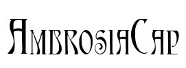 AmbrosiaCap Font Image