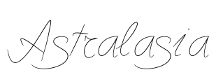 Astralasia Font Image