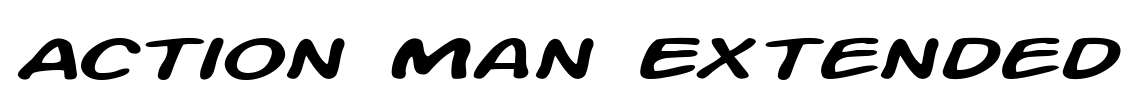 Action Man Extended Font Image