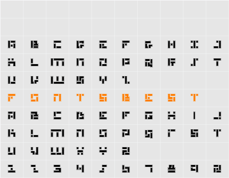 Missile Man Pro Character Map