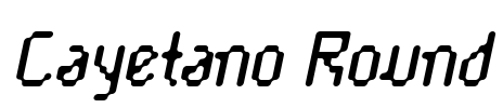 Cayetano Round Font Image