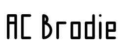 AC Brodie Font Image