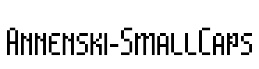 Annenski-SmallCaps Font Image