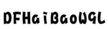 DFHaiBaoW9L Font Image