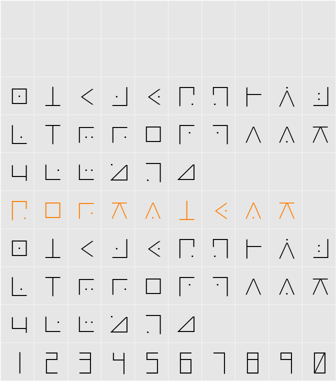 GLT-ごぬんねStroke 180 かなりほそい Character Map