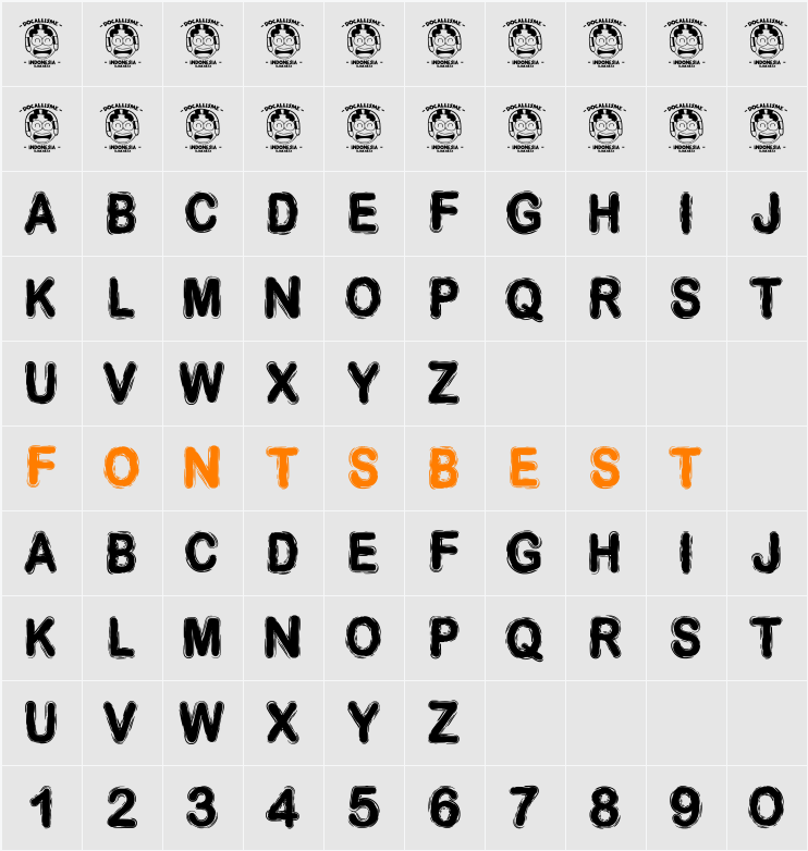 DESMINORE Character Map