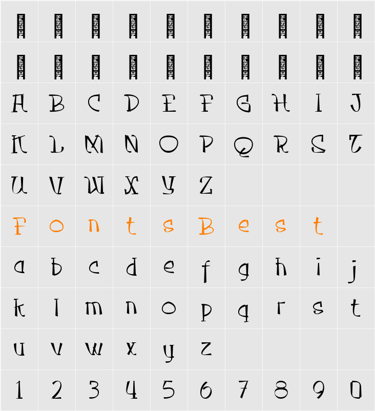 Takashimura RUS Character Map