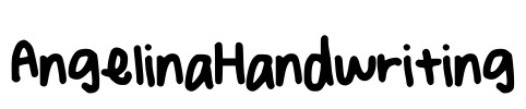 AngelinaHandwriting Font Image