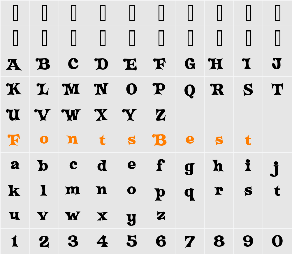 Crazy HaroldFlare Character Map