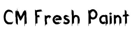 CM Fresh Paint Font Image