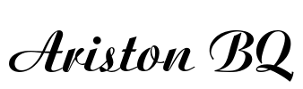 Ariston BQ Font Image